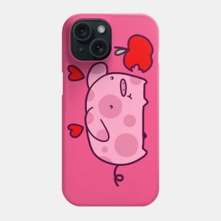 Pig Loves Apples Phone Case