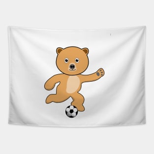 Bear and Soccer Tapestry