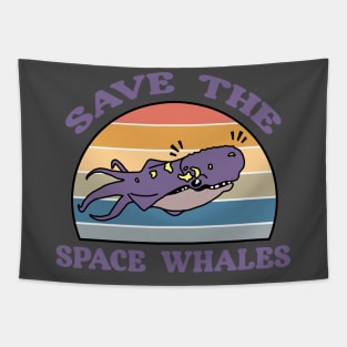 Save the Space Whales! Tapestry