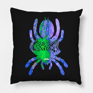 Tarantula Silhouette V86 (Tie Dye) Pillow