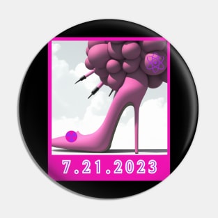 BARBENHEIMER ATOMIC PINK SUMMER. 7-21-2023. BARBENHEIMAGEDDON Pin