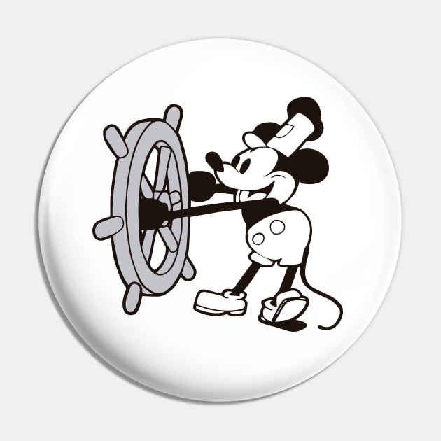 Steamboat Willie Pin by Producer