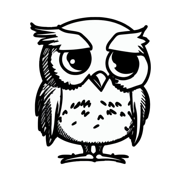 Tiny cute owl by stkUA