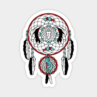 Kokopelli Dreamcatcher Magnet