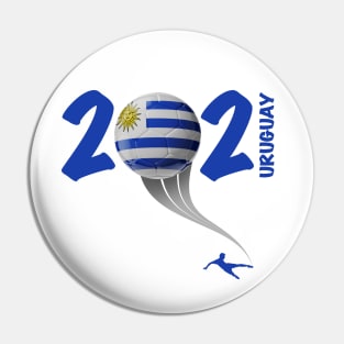 Uruguay Copa America Soccer 2021 Pin