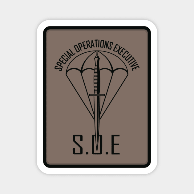 S.O.E. Special Operations Executive Magnet by Firemission45