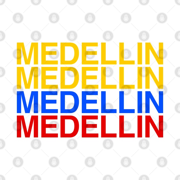 MEDELLIN Colombia Flag by eyesblau