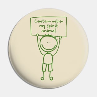 Caetano veloso (Funny musician) Pin