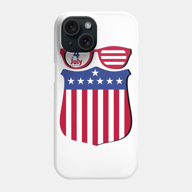 Happy independence day Phone Case by Dieowl