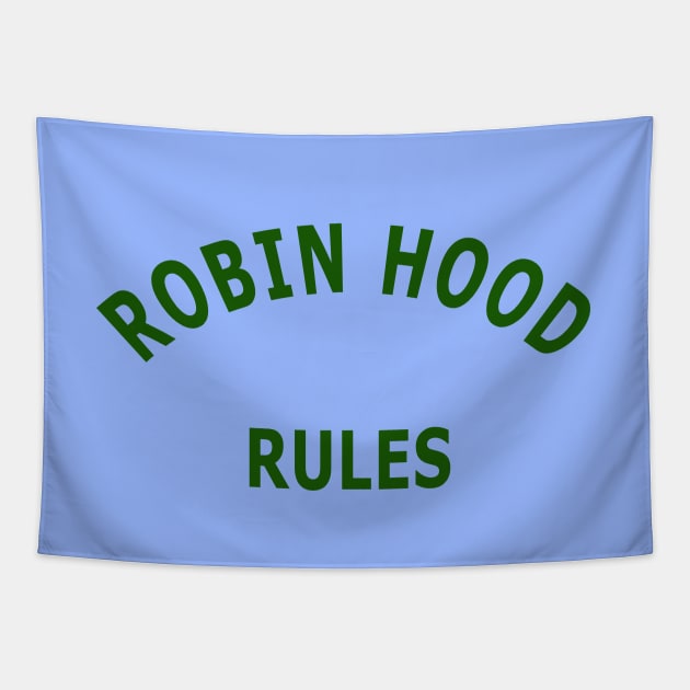 Robin Hood Rocks Tapestry by Lyvershop