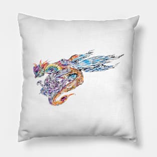 Mountain bird Pillow