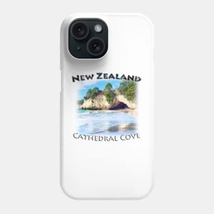 New Zealand - Cathedral Cove Day Phone Case