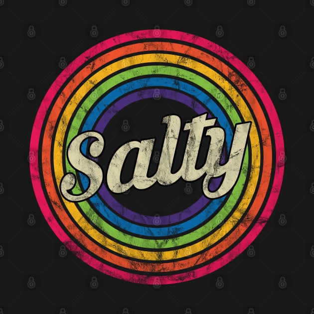 Salty - Retro Rainbow Faded-Style by MaydenArt