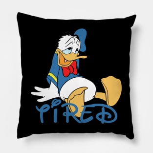 vintage donald animal duck Pillow