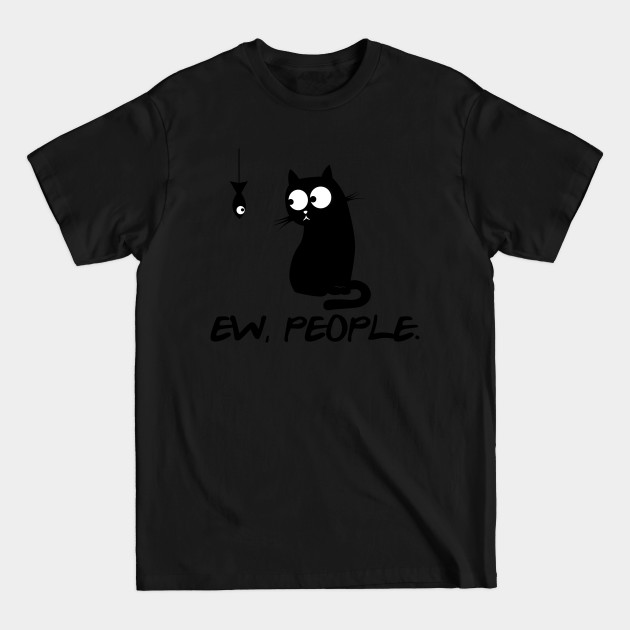 Disover Ew People cats black face mask - Ew People Cats Black Face Mask - T-Shirt