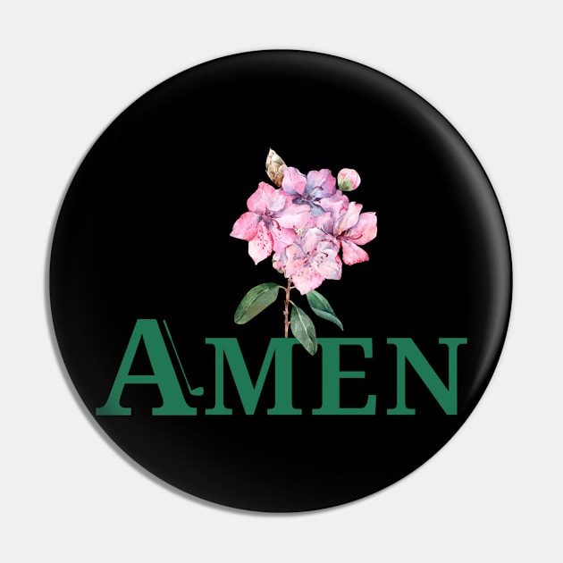 AMEN MASTERS GOLF (V7) Pin by TreSiameseTee