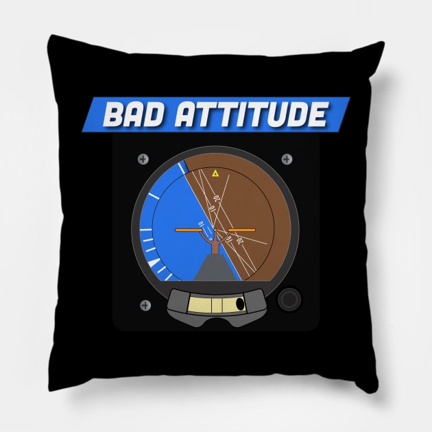 Bad Attitude, Pilot Pillow by zehrdesigns