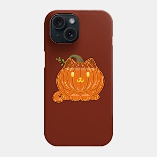 Pumpkitten Spice no confetti Pumpkin Cat Phone Case