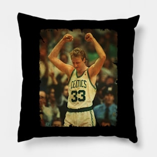 Larry Bird - Vintage Design Of Basketball Pillow