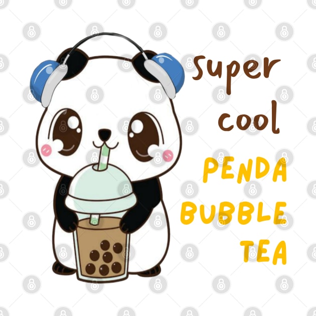 Super cool PENDA bubble tea by Color by EM