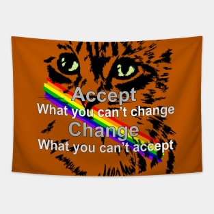 Motivation - Accept what you can't change and change what you can't accept Tapestry