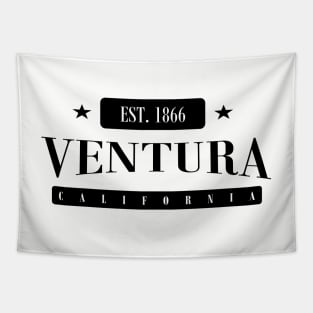 Ventura Est. 1866 (Standard Black) Tapestry