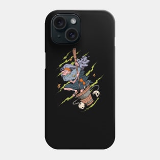 Drawing of Baba Yaga Phone Case