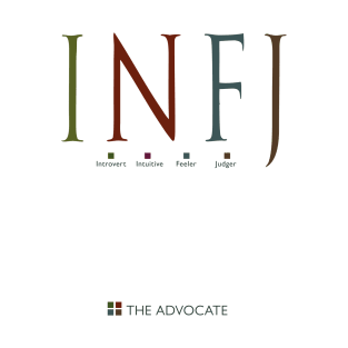 INFJ The Advocate, Myers-Briggs Personality Type T-Shirt