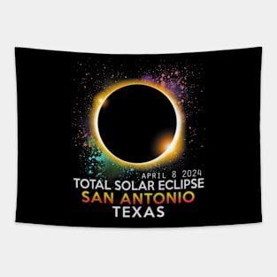 San Antonio Texas Totality Total Solar Eclipse April 8 2024 Tapestry