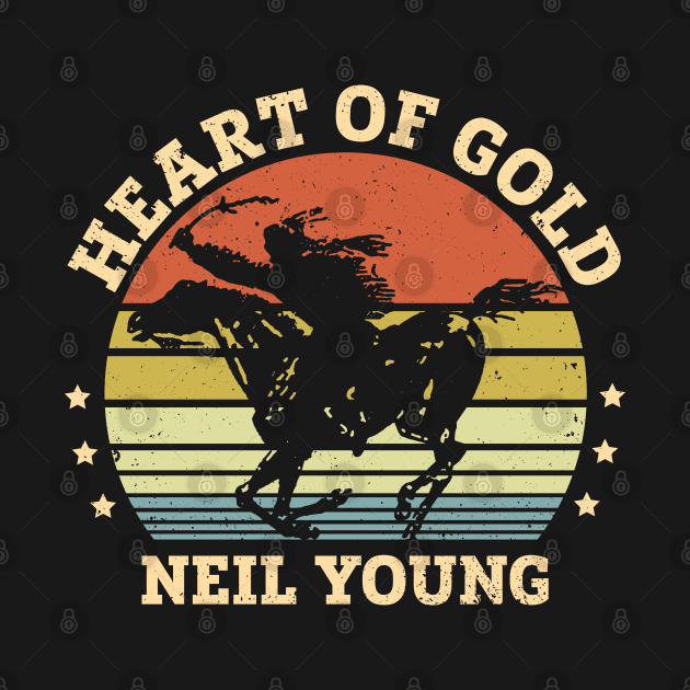 Vintage Neil Young// Heart Of Gold by Symmetry Stunning Portrait