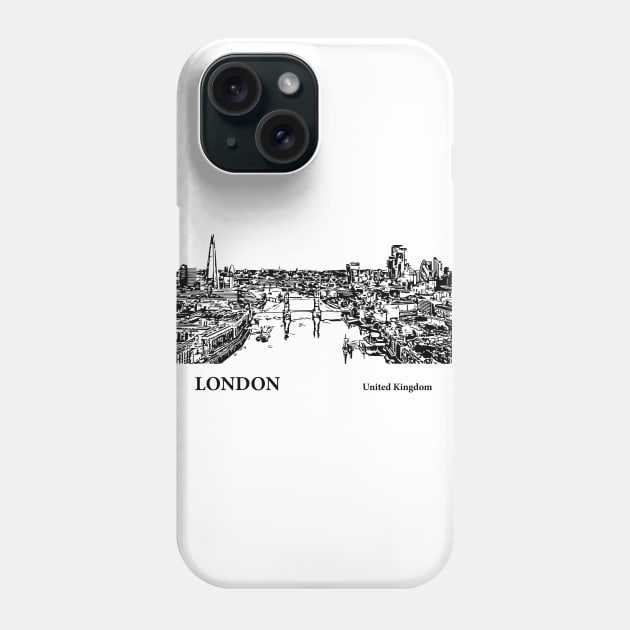 London - United Kingdom Phone Case by Lakeric