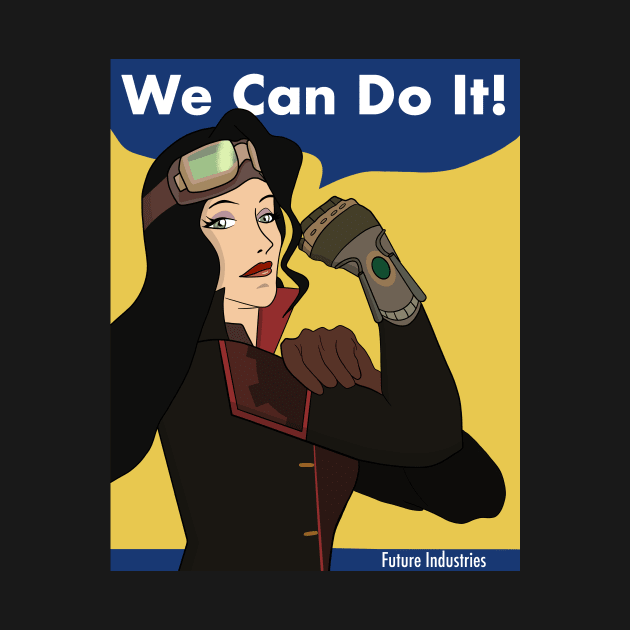 Asami “We Can Do It” by quirkyandkind