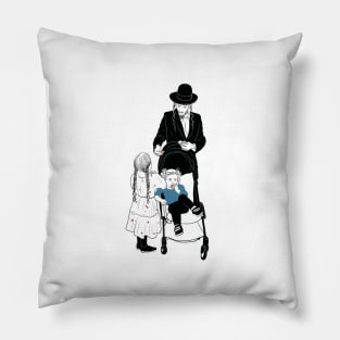 Orthodox jewish family Pillow