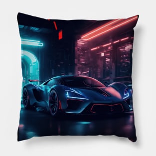 Underground Velocity Sports Car Pillow