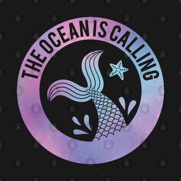 The Ocean Is Calling Mermaid Tail Gradient by rustydoodle