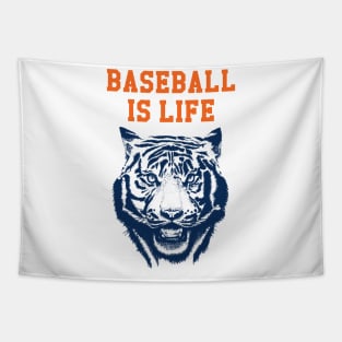 Baseball is Life Tapestry