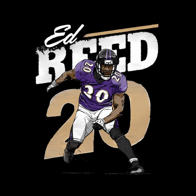 Ed Reed Baltimore by Sil Ly