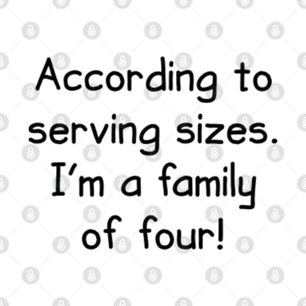 Serving Sizes by VectorPlanet