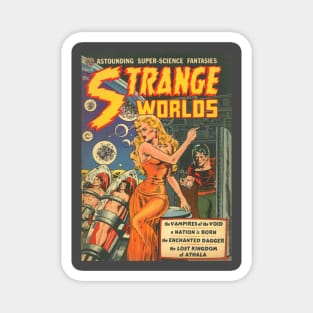 Strange Worlds Comic Cover Magnet