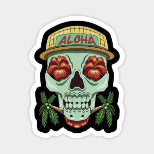 Skull's vacation. Magnet