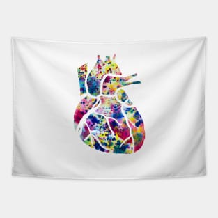 Funfetti Heart (White) Tapestry