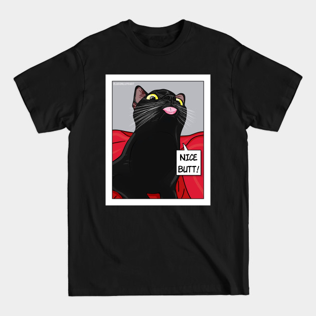 Disover Nice Butt (Cat) - Cat - T-Shirt