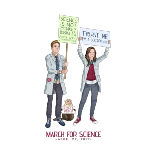 Fitzsimmons - Science March (With Title) T-Shirt