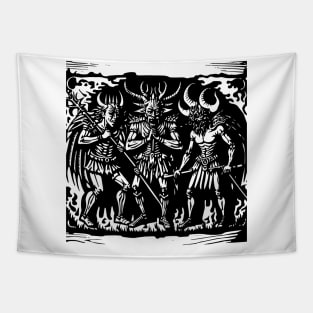 Medieval Daemon #3 Tapestry