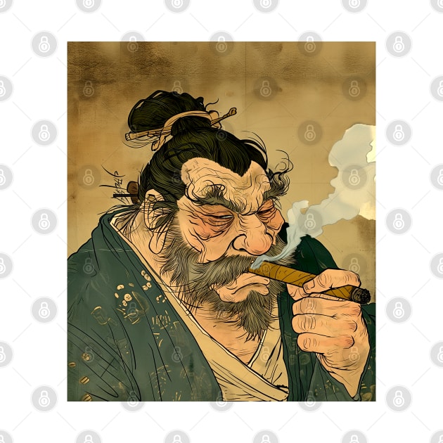 Puff Sumo Smoking a Cigar: "Nothing Bothers Me When I'm Smoking a Cigar" by Puff Sumo