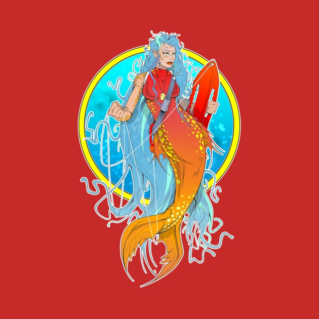 lifeguard - mermaid by JeffreyLSteven