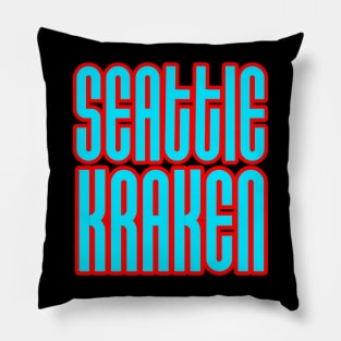 Kraken seattle Pillow