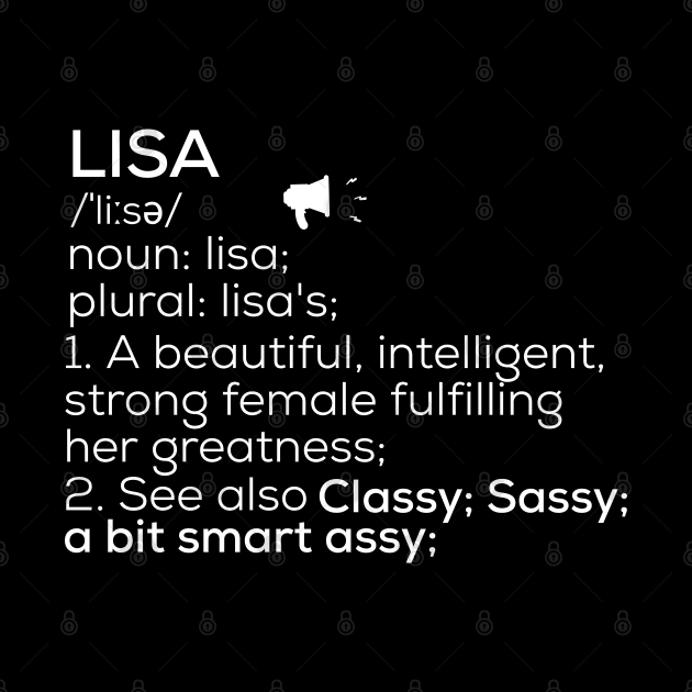 Lisa Name Definition Lisa Female Name by TeeLogic