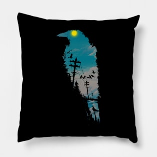 The Raven Pillow