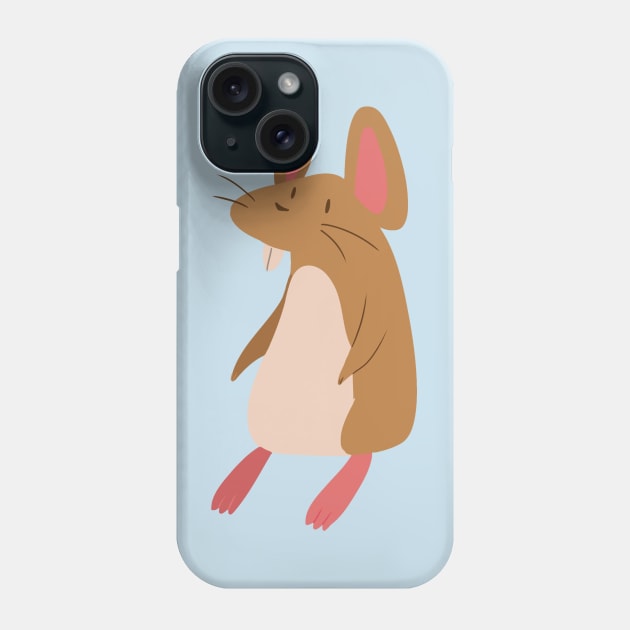 Little Brown Mouse Phone Case by saradaboru